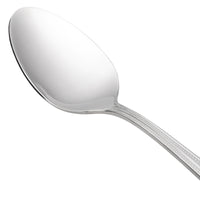 Oneida 2544STSF Needlepoint 6" 18/8 Stainless Steel Extra Heavy Weight Teaspoon - 12/Pack