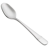 Oneida T119SADF Astragal 4 3/8" 18/10 Stainless Steel Extra Heavy Weight Demitasse Spoon - 12/Pack