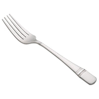 Oneida T119FDIF Astragal 8" 18/10 Stainless Steel Extra Heavy Weight European Table Fork - 12/Pack