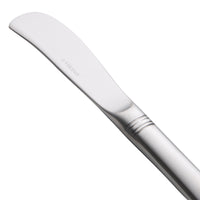 Oneida T119KSBF Astragal 6 5/8" 18/10 Stainless Steel Extra Heavy Weight Butter Spreader - 12/Pack