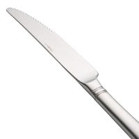 Oneida T119KSSF Astragal 9 1/4" 18/10 Stainless Steel Extra Heavy Weight Steak Knife - 12/Pack