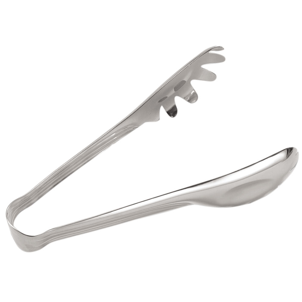 Walco UL7253 Ultra 8 1/4" 18/10 Stainless Steel Extra Heavy Weight Serving Tongs
