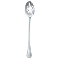 Walco UL-126 Ultra 13 1/8" 18 1/10 Stainless Steel Extra Heavy Weight Long Handle Slotted Spoon