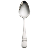 Oneida T119SDEF Astragal 7" 18/10 Stainless Steel Extra Heavy Weight Oval Bowl Soup / Dessert Spoon - 12/Pack