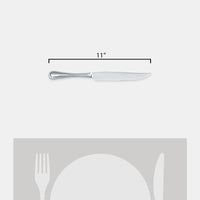 Walco UL-414 Ultra 11" 18/10 Stainless Steel Extra Heavy Weight Carving Knife