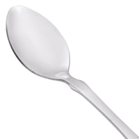 Acopa Delmont 7 1/4" 18/0 Stainless Steel Medium Weight Iced Tea Spoon - 12/Pack