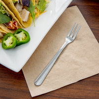 Choice Dominion 5 5/8" 18/0 Stainless Steel Cocktail / Oyster Fork - 12/Pack