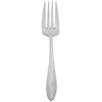 Walco 01051 Idol 7 7/8" 18/10 Stainless Steel Extra Heavy Weight European Table Fork - 12/Pack