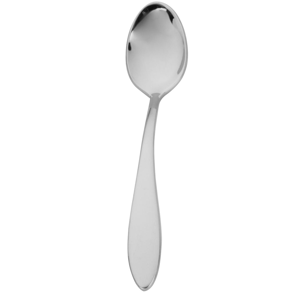 Walco 0129 Idol 5 1/4" 18/10 Stainless Steel Extra Heavy Weight Demitasse Spoon - 12/Pack