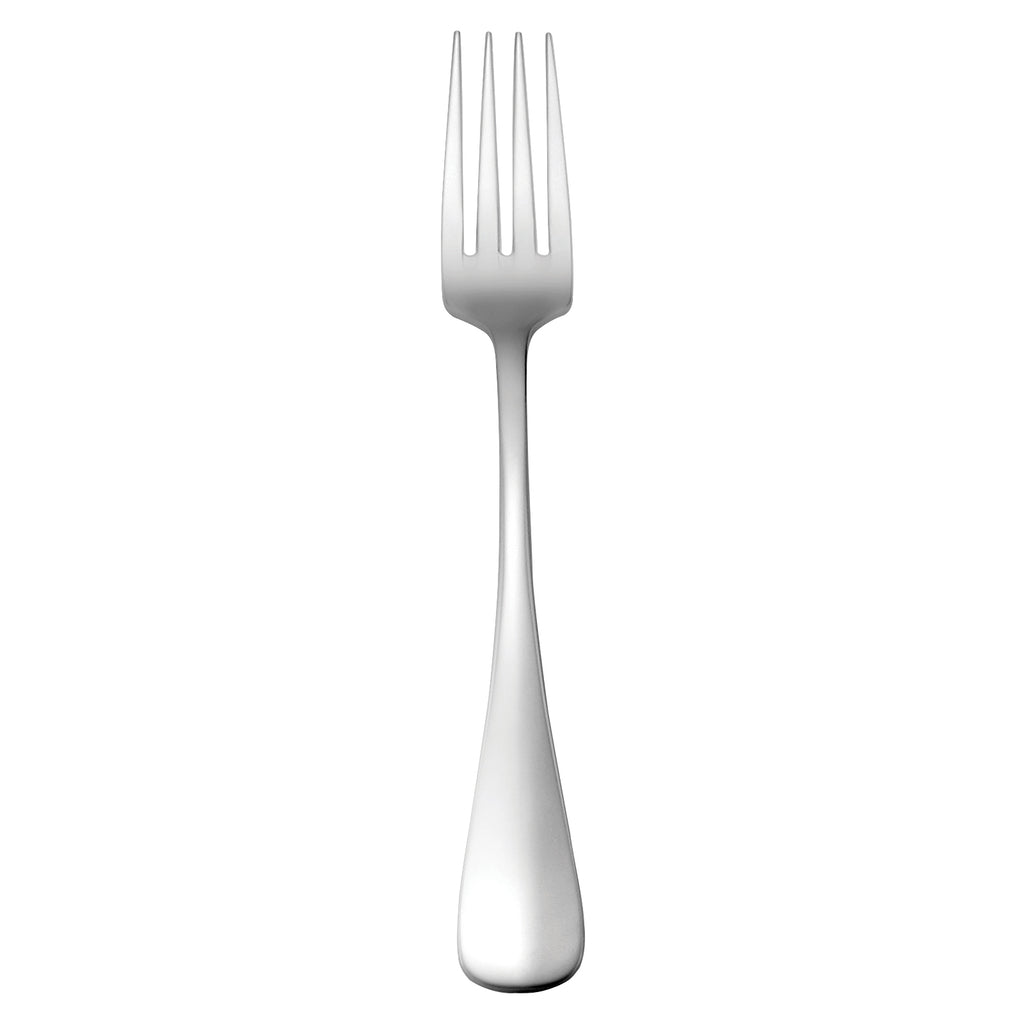 Oneida T148FDIF Baguette 8 5/8" 18/10 Stainless Steel Extra Heavy Weight European Size Table Fork - 12/Pack