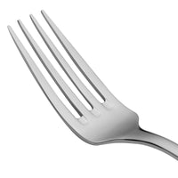 Oneida T148FDIF Baguette 8 5/8" 18/10 Stainless Steel Extra Heavy Weight European Size Table Fork - 12/Pack