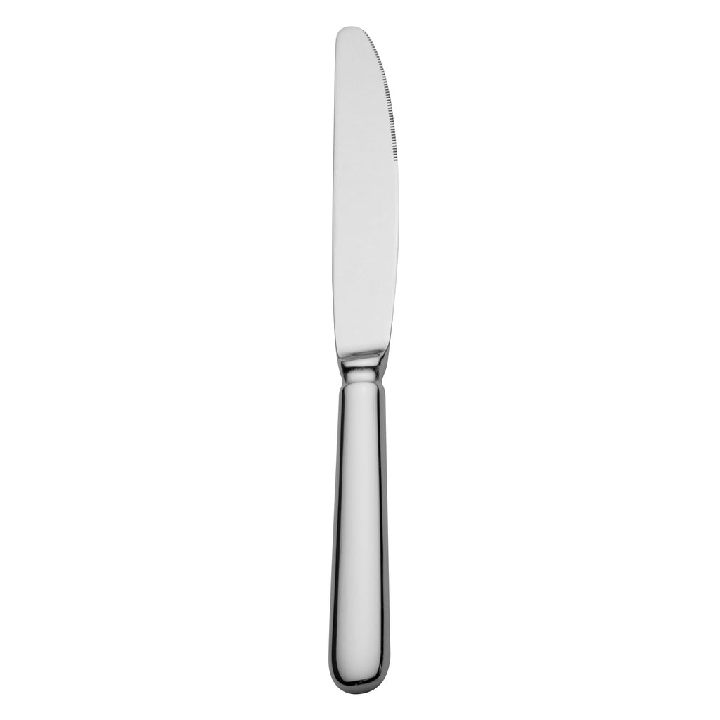 Oneida T148KDVG Baguette 8 3/4" 18/10 Stainless Steel Extra Heavy Weight Dessert Knife - 12/Pack