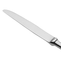 Oneida T148KPSG Baguette 9 3/4" 18/10 Stainless Steel Extra Heavy Weight Dinner Knife with Hollow Handle - 12/Pack