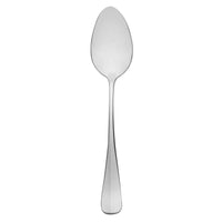 Oneida T148SDEF Baguette 7 3/8" 18/10 Stainless Steel Extra Heavy Weight Oval Bowl Soup / Dessert Spoon - 12/Pack