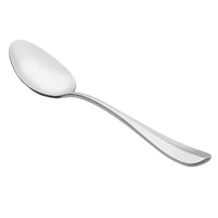 Oneida T148SDEF Baguette 7 3/8" 18/10 Stainless Steel Extra Heavy Weight Oval Bowl Soup / Dessert Spoon - 12/Pack
