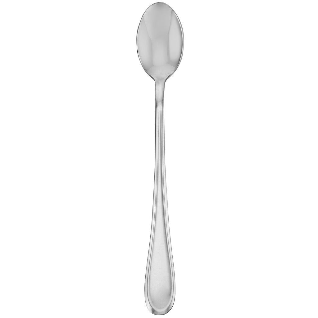 Walco 0404 Orbiter 7 5/8" 18/0 Stainless Steel Extra Heavy Weight Iced Tea Spoon - 12/Pack