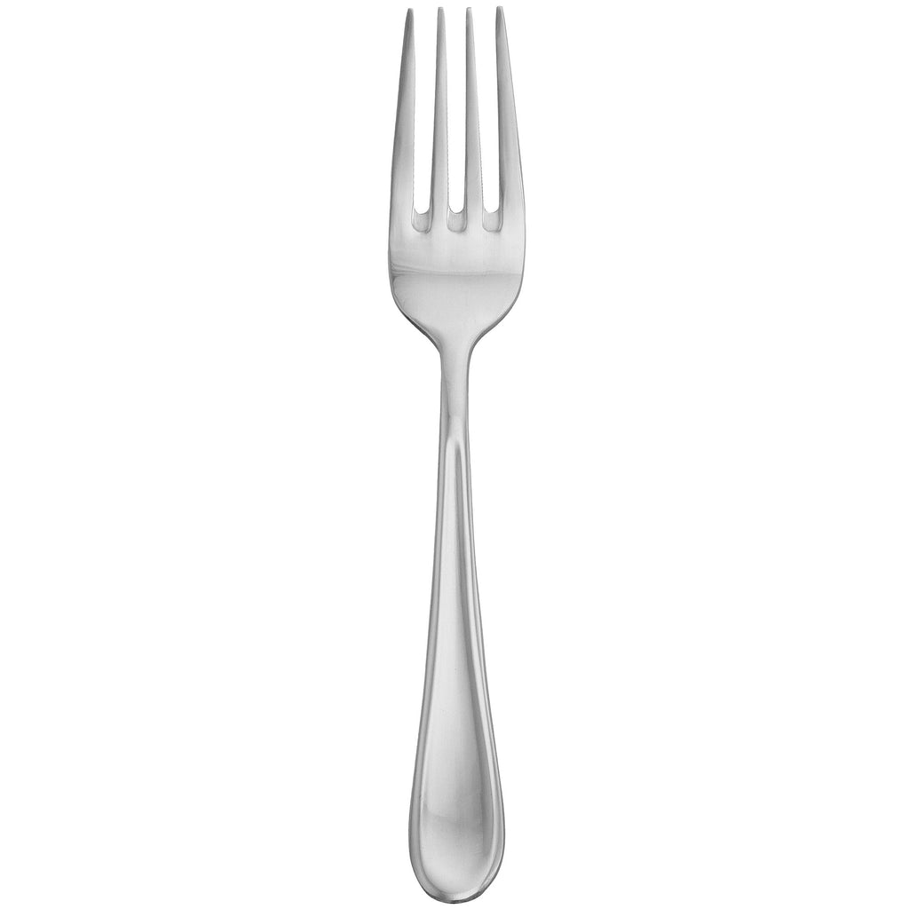 Walco 0406 Orbiter 7 1/8" 18/0 Stainless Steel Extra Heavy Weight Salad Fork - 12/Pack