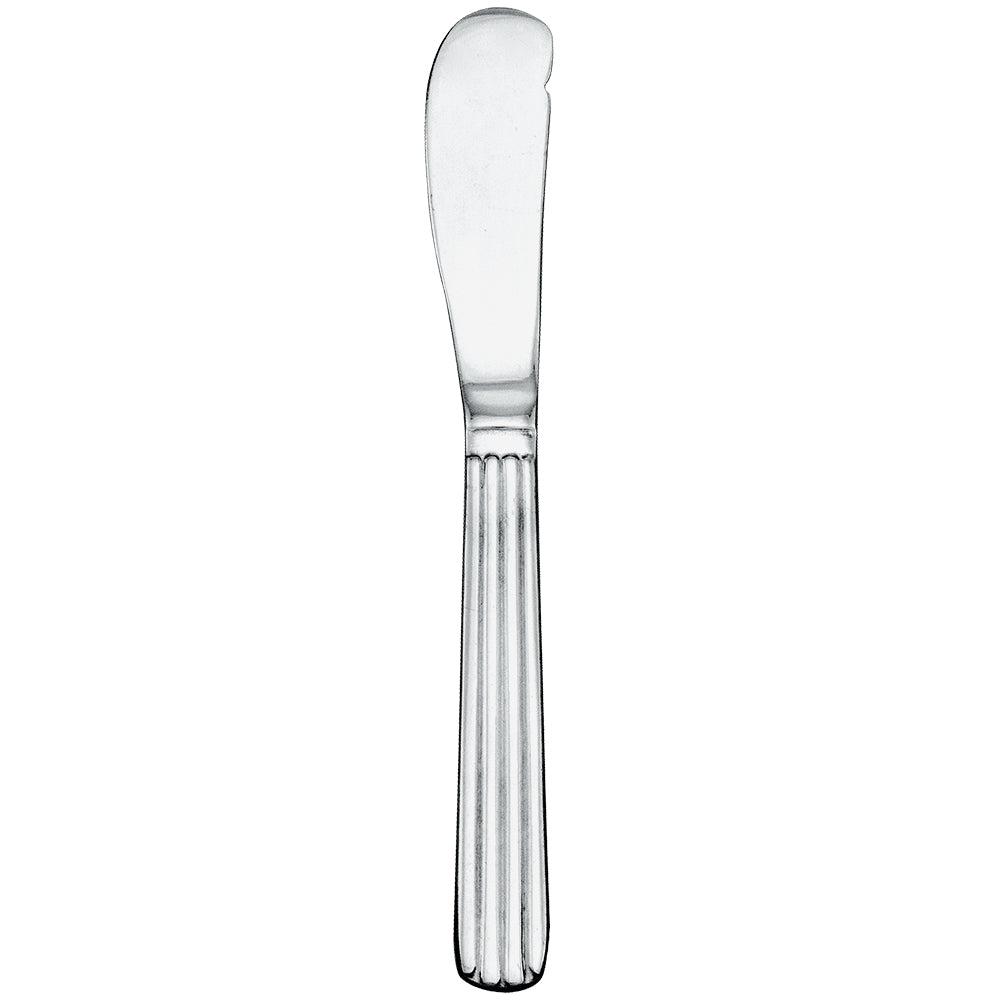 Walco 4911 Hyannis 7" 18/10 Stainless Steel Extra Heavy Weight Butter Knife - 12/Pack