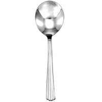 Walco 4912 Hyannis 5 3/4" 18/10 Stainless Steel Extra Heavy Weight Bouillon Spoon - 12/Pack