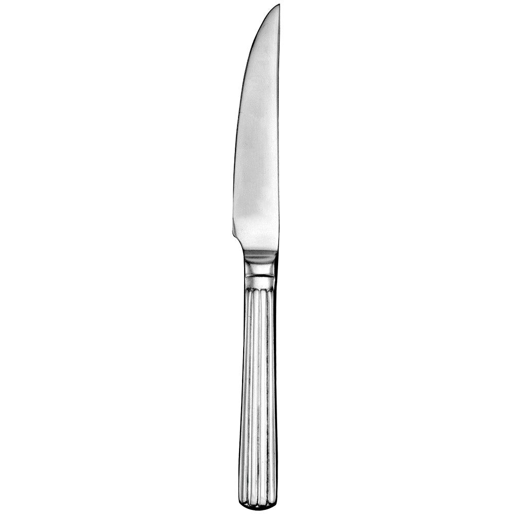 Walco 4922 Hyannis 9" 18/10 Stainless Steel Extra Heavy Weight Steak Knife - 12/Pack