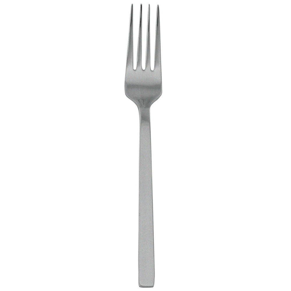 Walco 0905FS Semi 7 3/8" 18/10 Fieldstone Finish Stainless Steel Extra Heavy Weight Dinner Fork - 12/Pack