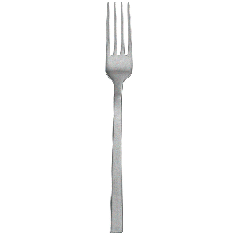Walco 0906FS Semi 6 1/2" 18/10 Fieldstone Finish Stainless Steel Extra Heavy Weight Salad Fork - 12/Pack