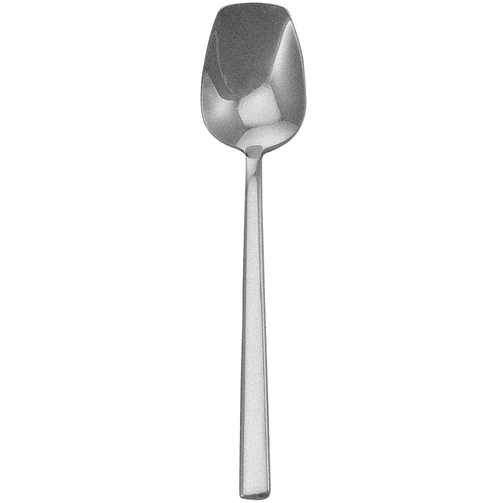 Walco 1201FS Erik 6 3/8" 18/10 Fieldstone Finish Stainless Steel Extra Heavy Weight Tea Spoon - 12/Pack