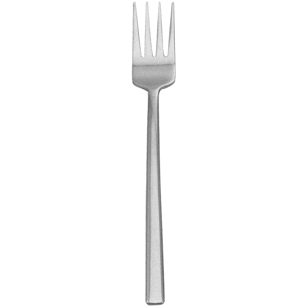 Walco 1205FS Erik 7 7/8" 18/10 Fieldstone Finish Stainless Steel Extra Heavy Weight Dinner Fork - 12/Pack