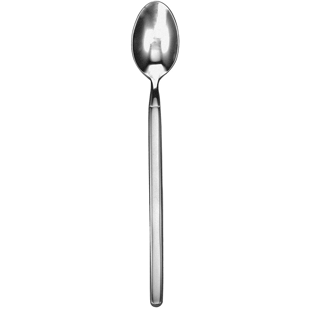 Walco 2504FS Vogue 7 1/4" 18/10 Fieldstone Finish Stainless Steel Extra Heavy Weight Iced Tea Spoon - 12/Pack