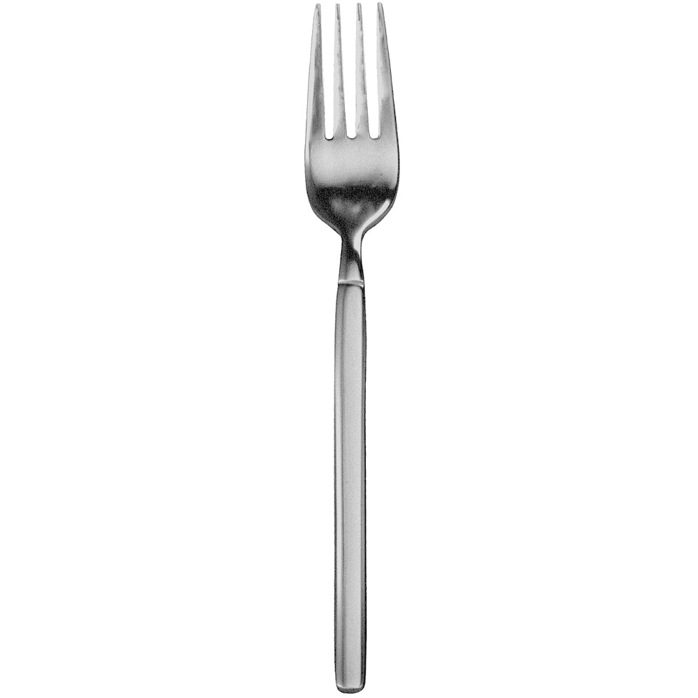 Walco 2506FS Vogue 7" 18/10 Fieldstone Finish Stainless Steel Extra Heavy Weight Salad Fork - 12/Pack