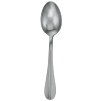 Walco 9403FS Lancer 8 3/8" 18/10 Fieldstone Finish Stainless Steel Extra Heavy Weight Tablespoon / Serving Spoon - 12/Pack