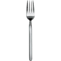 Walco 2505FS Vogue 7 5/8" 18/10 Stainless Steel Extra Heavy Weight Dinner Fork with Fieldstone Finish - 12/Pack