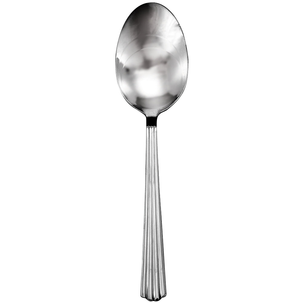Walco 4903 Hyannis 8" 18/10 Stainless Steel Extra Heavy Weight Tablespoon / Serving Spoon - 12/Pack