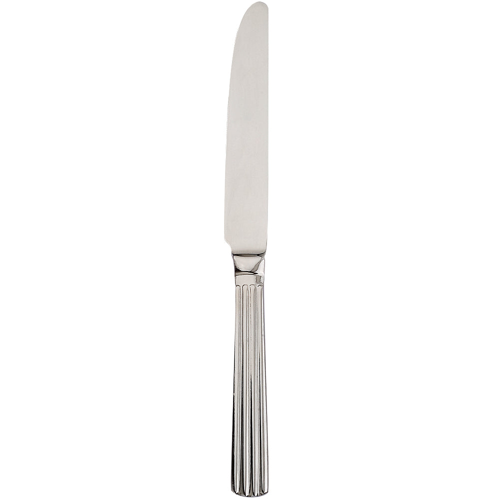 Walco 49451 Hyannis 9 1/4" 18/10 Stainless Steel Extra Heavy Weight Table Knife - 12/Pack