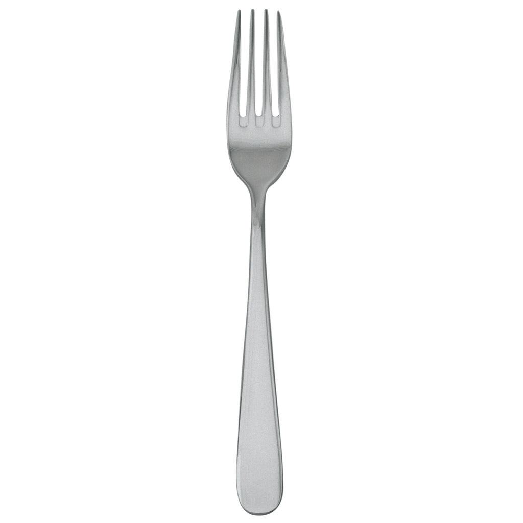 Walco 0805FS Star 7 1/2" 18/10 Stainless Steel Extra Heavy Weight Dinner Fork with Fieldstone Finish - 12/Pack