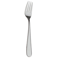 Walco 0806FS Star 7" 18/10 Stainless Steel Extra Heavy Weight Salad Fork with Fieldstone Finish - 12/Pack