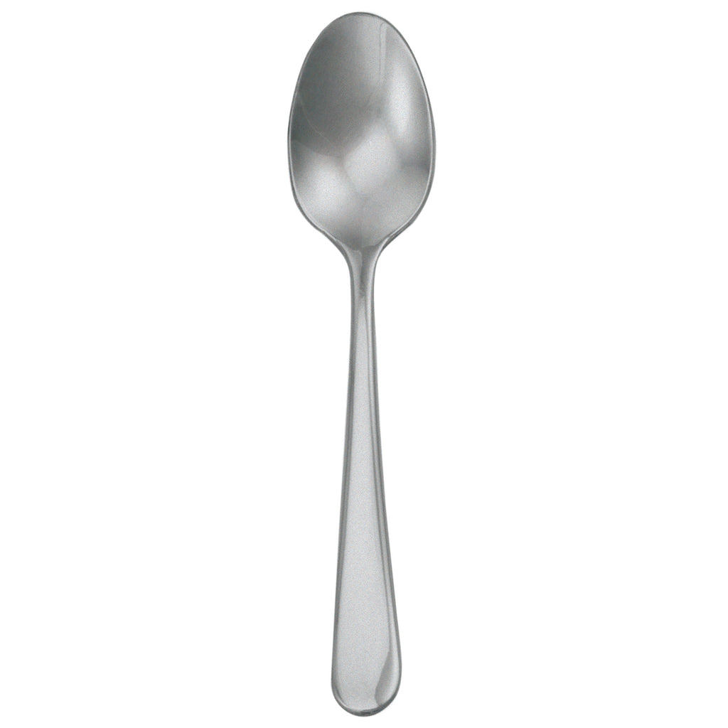 Walco 0801FS Star 5 5/8" 18/10 Stainless Steel Extra Heavy Weight Teaspoon with Fieldstone Finish - 12/Pack