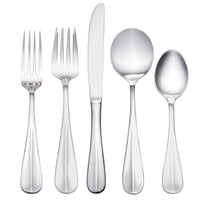 Acopa Benson 18/0 Stainless Steel Heavy Weight Flatware Set with Service for 12