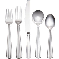 Acopa Harmony 18/8 Stainless Steel Extra Heavy Weight Flatware Set with Service for 12