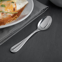 Acopa Benson 6" 18/0 Stainless Steel Heavy Weight Teaspoon - 12/Pack