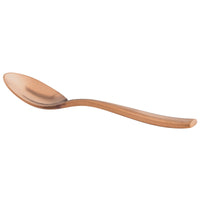 Bon Chef S3016RGM Manhattan 4 7/8" 18/10 Extra Heavy Weight Matte Rose Gold Stainless Steel Demitasse Spoon - 12/Pack