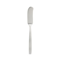 Chef & Sommelier FG727 Kya Sand 6 1/2" 18/10 Stainless Steel Extra Heavy Weight Butter Spreader by Arc Cardinal - 12/Pack
