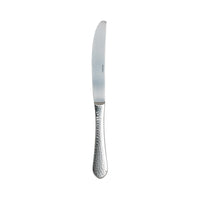 Arcoroc FM604 Stone Satin 9 1/2" 18/10 Extra Heavy Weight Stainless Steel Dinner Knife by Arc Cardinal - 12/Pack