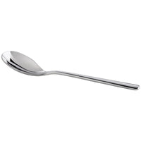 Oneida T673SDEF Quantum 7 1/2" 18/10 Stainless Steel Extra Heavy Weight Oval Bowl Soup / Dessert Spoon - 12/Pack