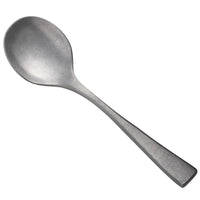 Oneida T576SBLF Lexia 6 1/4" 18/10 Stainless Steel Extra Heavy Weight Bouillon Spoon - 12/Pack