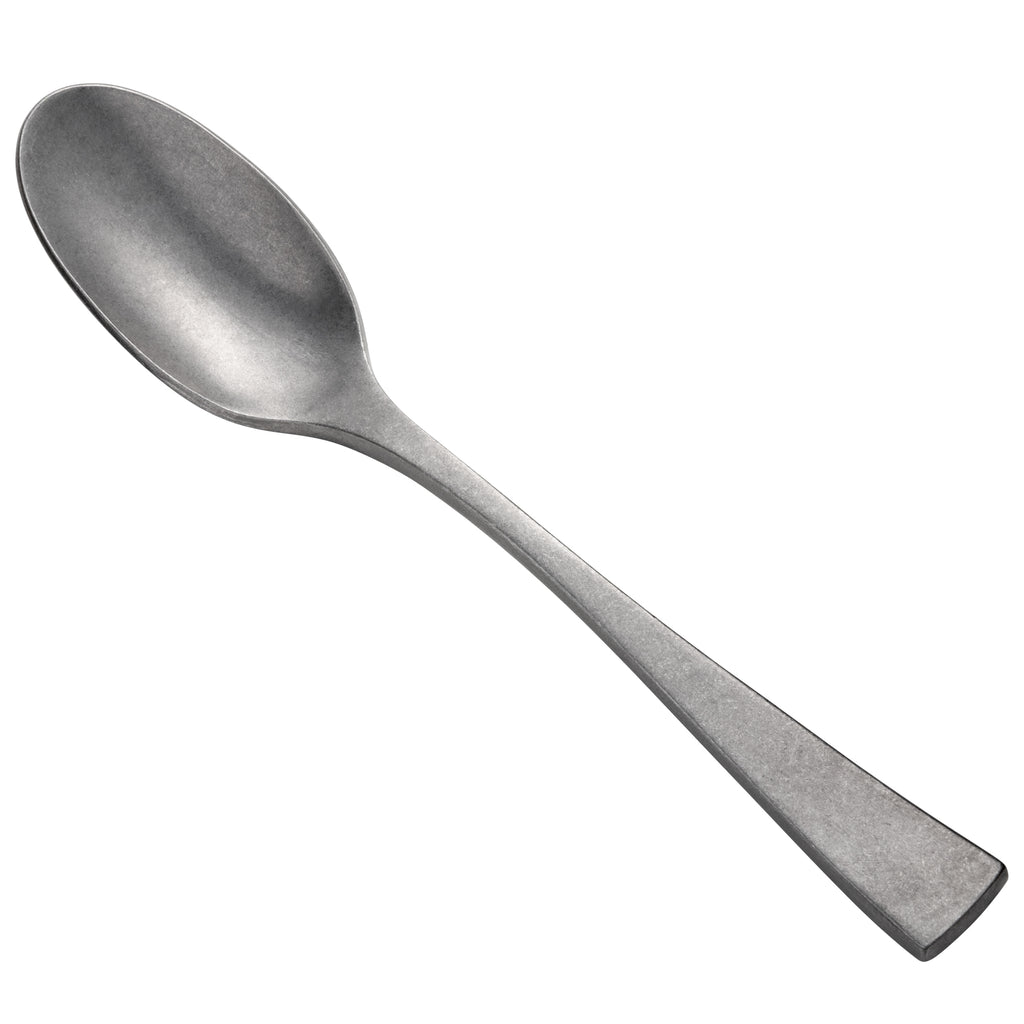 Oneida T576SDEF Lexia 7 1/4" 18/10 Stainless Steel Extra Heavy Weight Oval Bowl Soup / Dessert Spoon - 12/Pack