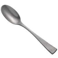 Oneida T576SDEF Lexia 7 1/4" 18/10 Stainless Steel Extra Heavy Weight Oval Bowl Soup / Dessert Spoon - 12/Pack