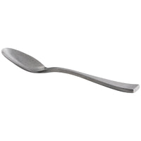 Oneida T576SDEF Lexia 7 1/4" 18/10 Stainless Steel Extra Heavy Weight Oval Bowl Soup / Dessert Spoon - 12/Pack