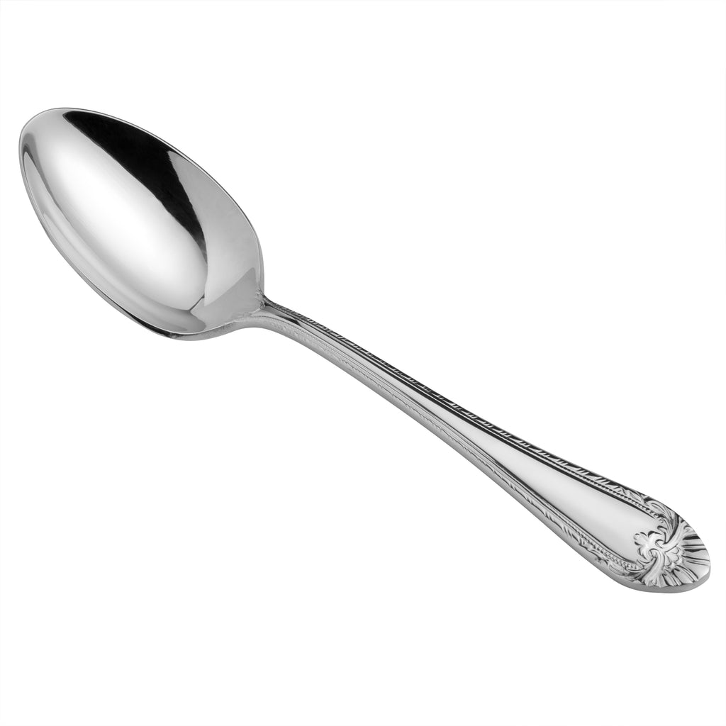 Reed & Barton RB120-002 London 7" 18/10 Stainless Steel Extra Heavy Weight Dessert Spoon - 12/Pack