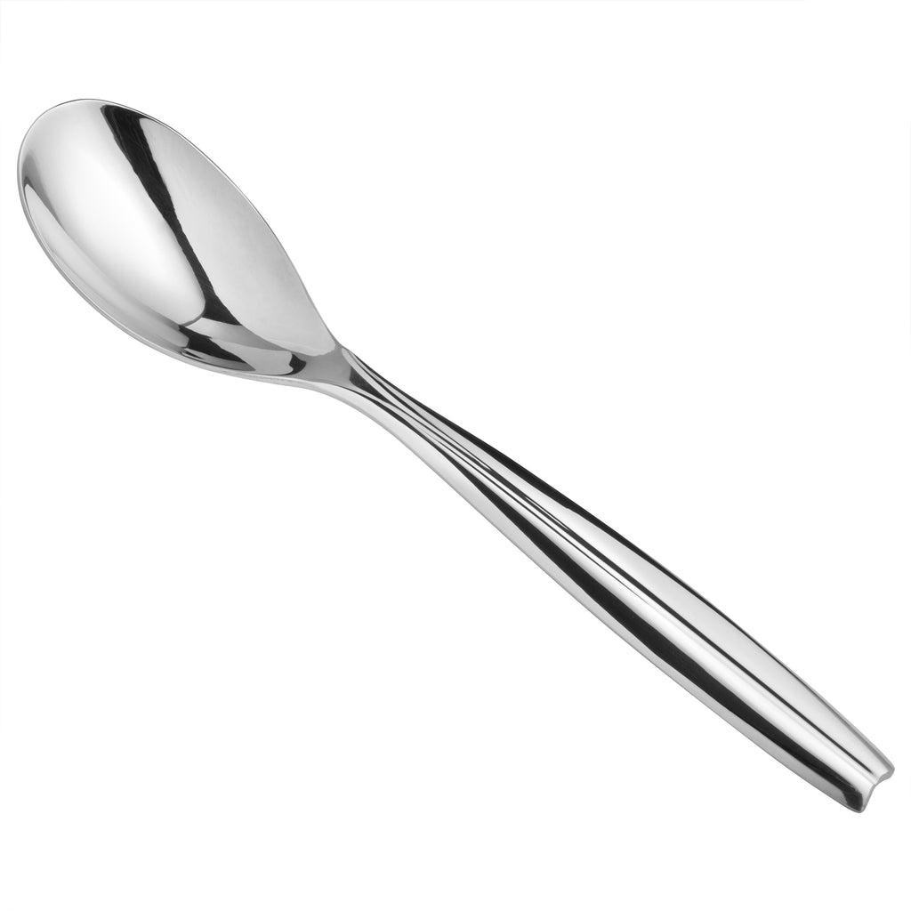 Reed & Barton RB121-002 Merlot 7 5/8" 18/10 Stainless Steel Extra Heavy Weight Dessert Spoon - 12/Pack